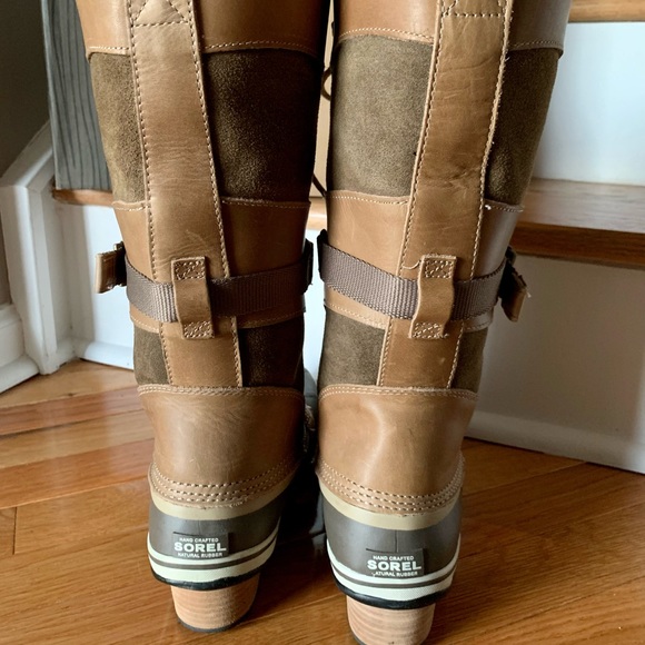 🚫SOLD🚫Sorel Conquest Carly Tan Tall Boot RARE sz 10 - Picture 4 of 6